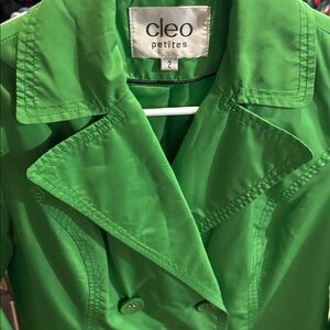 95. Cleo Petite Green Coat